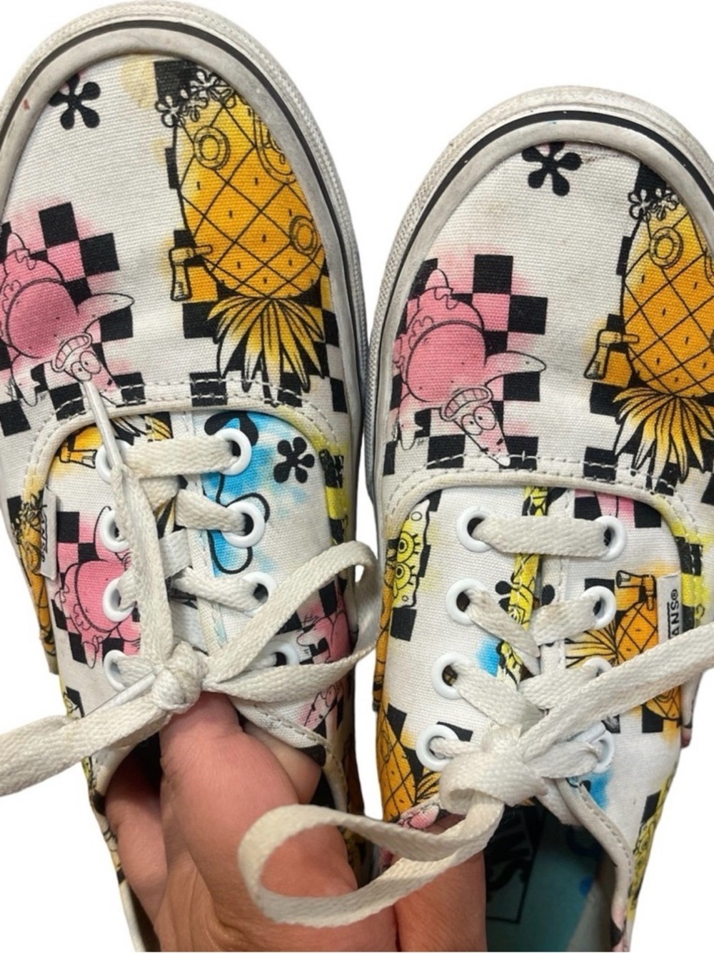 Vans SpongeBob SquarePants Sneakers Women’s 7.5 - Picture 3 of 6